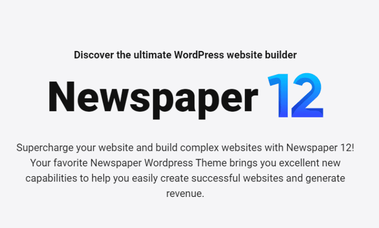 Newspaper Theme 12